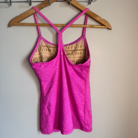 Lululemon Women's Athletic Racerback Tank Top Fuchsia Pink Size 4 Gym Fitness - Picture 4 of 11